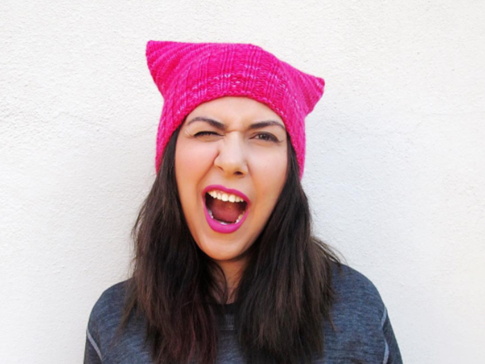 Thousands of women wore pink 'pussy hats' the day after Trump's inauguration