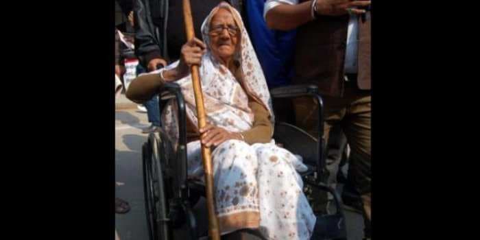 Meet Jal Devi, the 95-year-old woman who is the oldest candidate to file her nomination for UP Assembly Elections