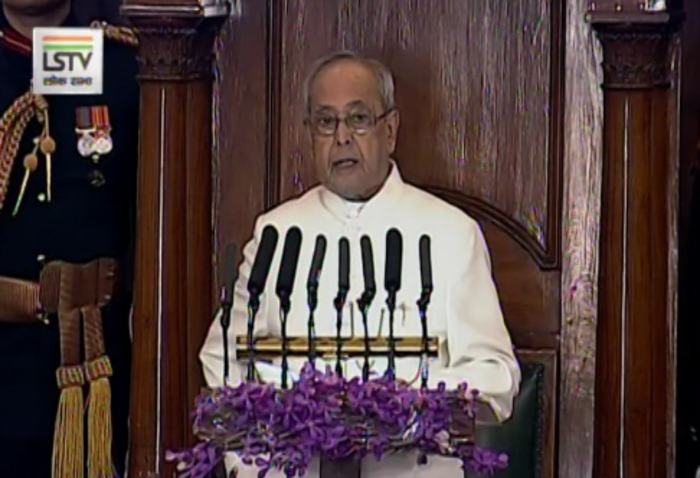 Govt committed towards economic equality, opened
over 26 crore accounts for poor: President Pranab Mukherjee on Day 1 of Budget
Session