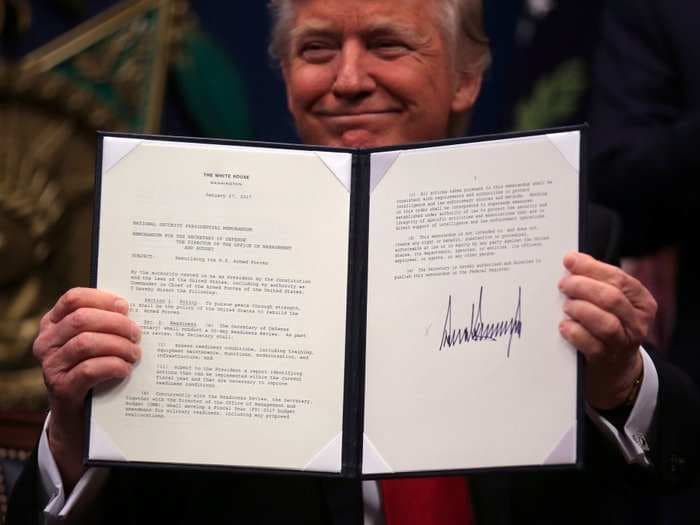 A quick guide to every executive action Trump has taken