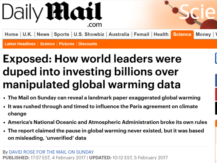 2 people wrongly claimed that a major government institution faked environmental data - and it has people in an uproar