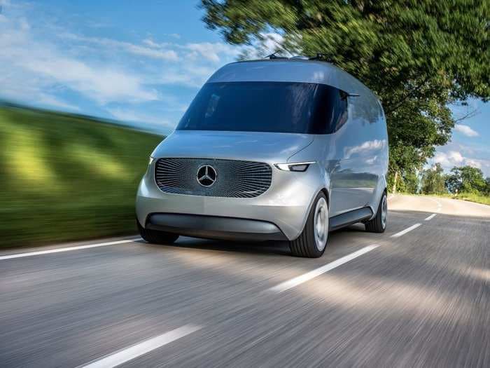 Mercedes is pouring $562 million into delivery van drones - here's a glimpse of what's to come