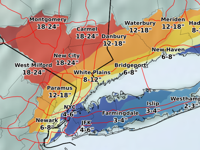 The worst of the historic blizzard has dodged NYC, Philly, Boston, and DC