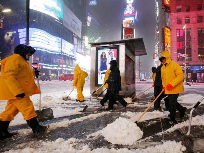 Photos show the East Coast blizzard's harsh impact across the region