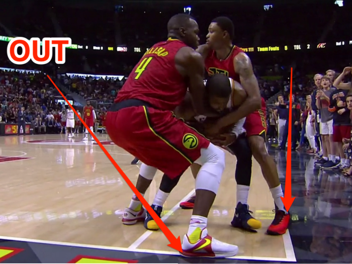 Cavaliers blow 26-point lead, lose to Hawks in overtime after referees miss obvious out-of-bounds call