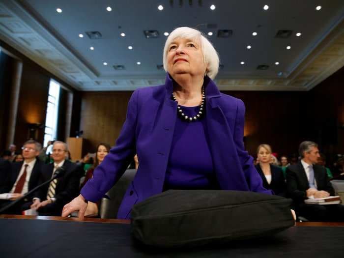 YELLEN: The Fed is focused on allowing the economy to 'coast and remain on an even keel'