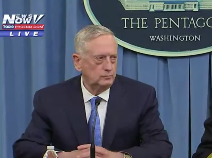 MATTIS: There is 'no doubt' the Syrian regime was responsible for the chemical weapons attack