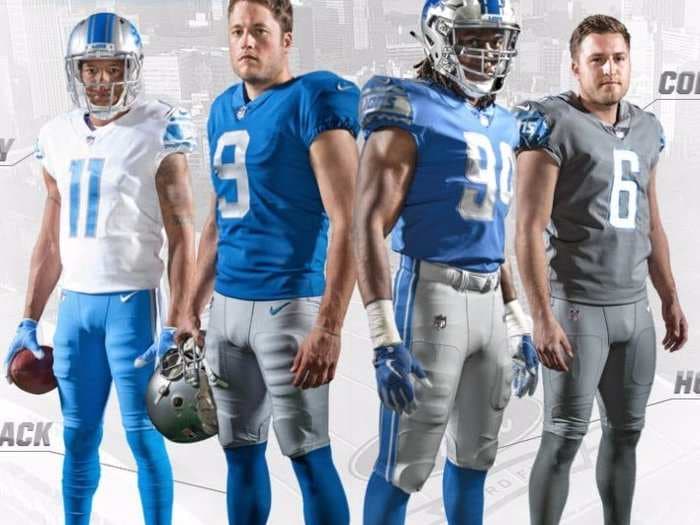 Detroit Lions introduce new uniforms and logo