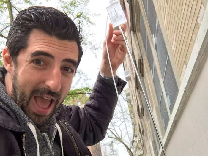This guy saved his lost AirPod using a makeshift magnetic 'fishing pole'