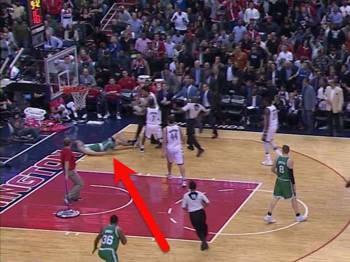 Wizards forward Kelly Oubre Jr ejected for flattening Kelly Olynyk with a running forearm after the whistle