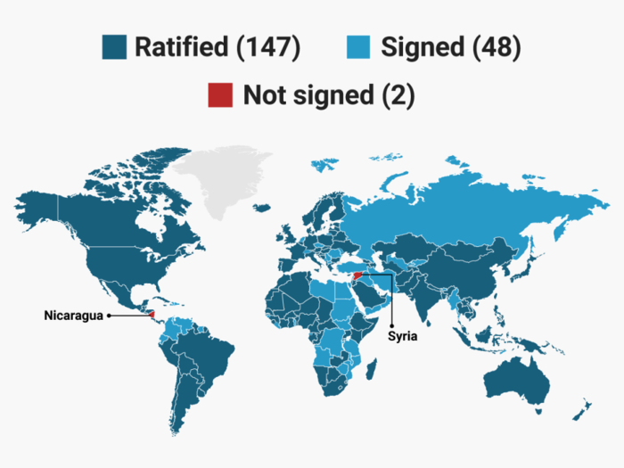 Here are all the countries that signed on to the Paris climate agreement