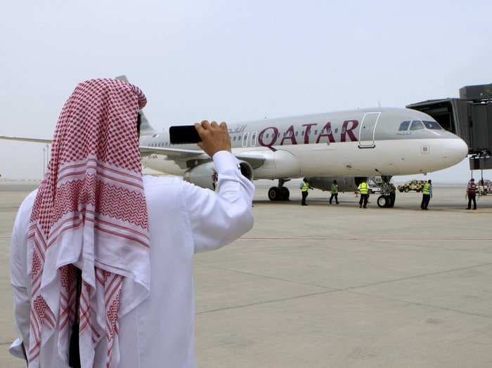 One map shows how much trouble Qatar Airways may be in