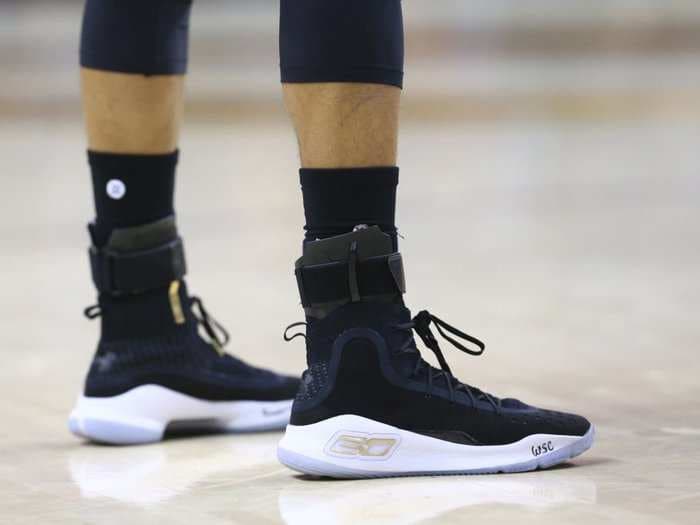 Stephen Curry has a very specific and unusual demand in his shoes - they must be loud