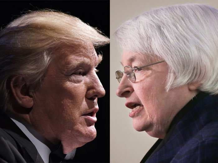 There's one big reason Trump changed his tune on Janet Yellen and the Federal Reserve