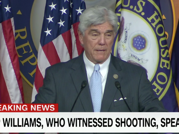 Congressman who witnessed shooting gives emotional, harrowing retelling of baseball shooting
