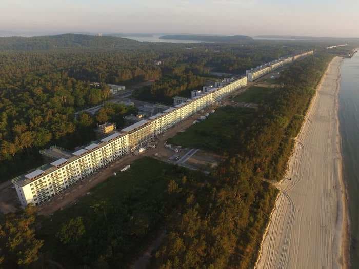 Hitler's 3-mile-long abandoned Nazi resort is transforming into a luxury getaway