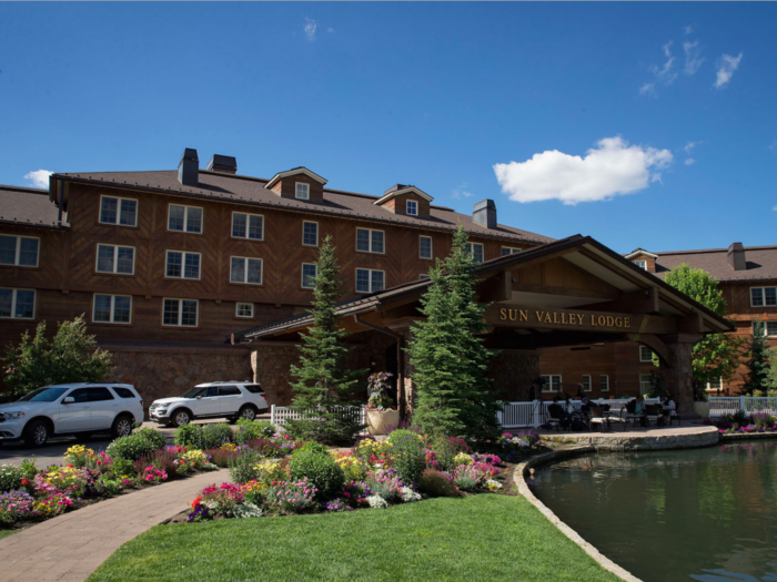 Inside the beautiful mountain lodge where the biggest names in tech and media are staying for Allen & Co.'s annual 'summer camp for billionaires'