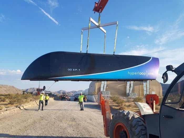 Futuristic transportation system Hyperloop One had its 'Kitty Hawk moment' - here's where you could first see it