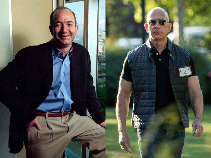 This meme showing how much Amazon billionaire Jeff Bezos has changed over the years is going viral