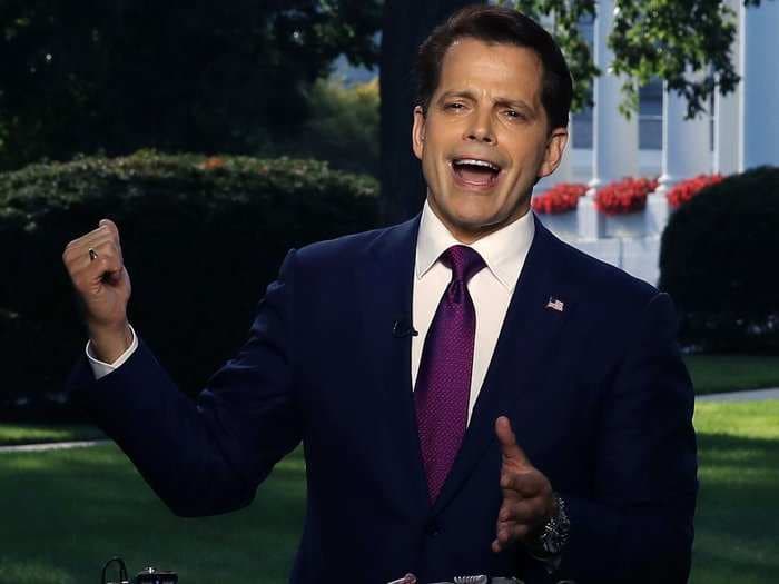 'They'll all be fired by me': Scaramucci is hinting at a massive White House purge - and 'paranoid schizophrenic' Priebus is at the top of the list