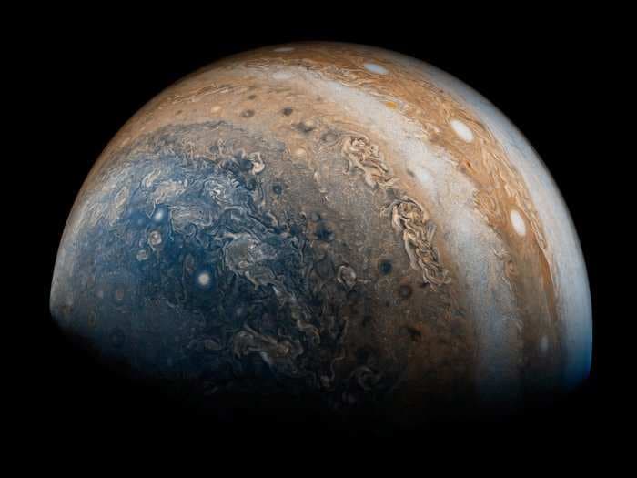 Jupiter is so big it does not actually orbit the sun