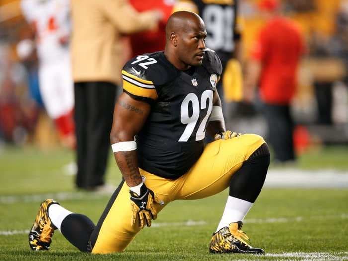 Steelers linebacker James Harrison reportedly spends $300,000 a year to fly out masseuses, acupuncturists, and chiropractors to keep his body in top form
