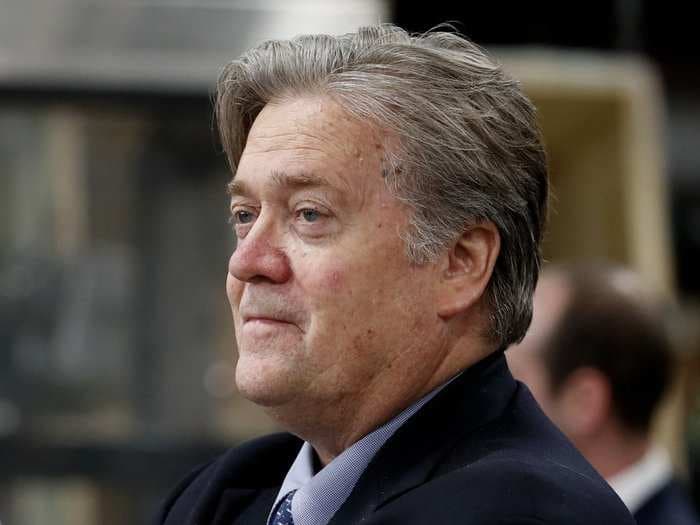 Trump adviser Steve Bannon says opponents are 'wetting themselves' over his plans to shake up Pentagon staff