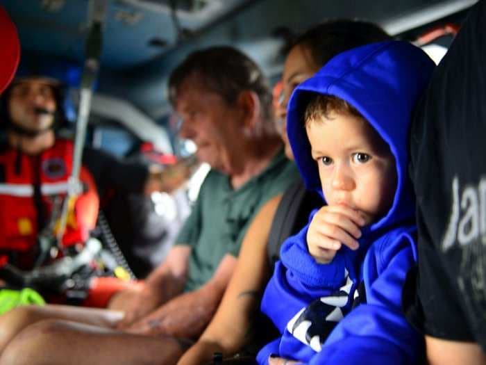 18 striking photos of the US military saving lives after Hurricane Harvey