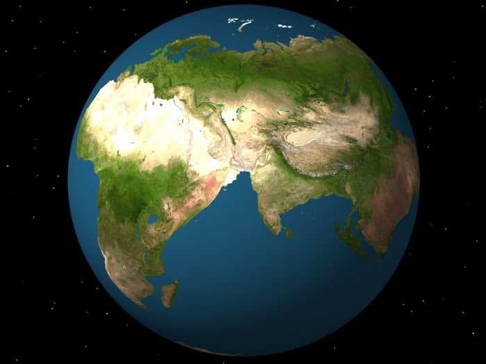 Animated map of how Earth will look in 250 million years