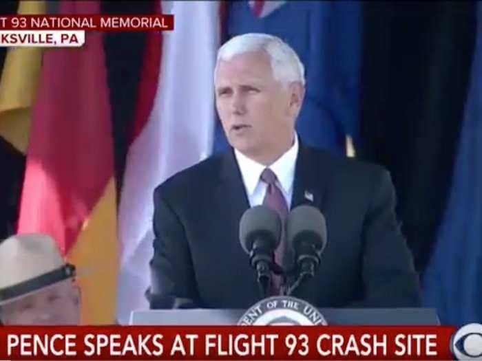 Pence recalls the 'longest 12 minutes of his life' on September 11