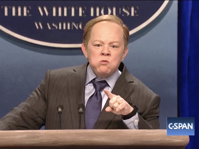 Melissa McCarthy just won an Emmy for her portrayal of Sean Spicer on 'SNL'