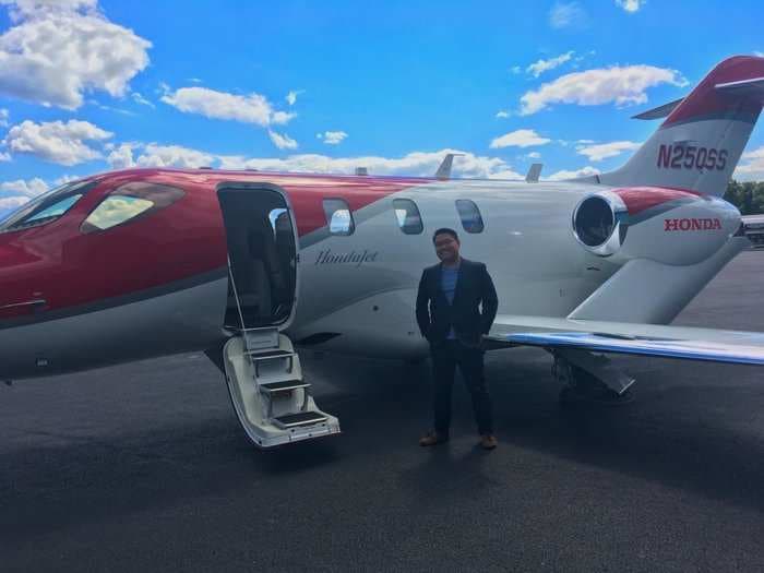 I flew on Honda's new $4.5 million private jet and it's an absolute gamechanger