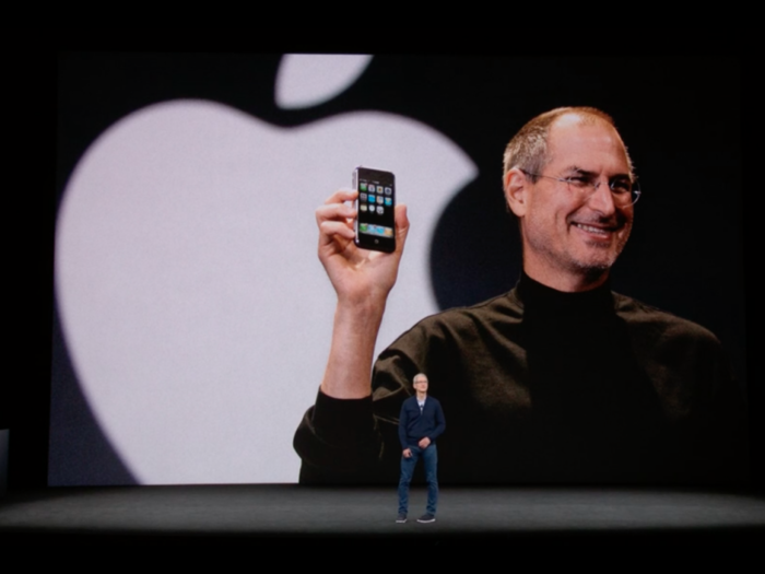 Apple kicked off its big iPhone event with a touching tribute to Steve Jobs: 'We can now reflect on him with joy, instead of sadness'