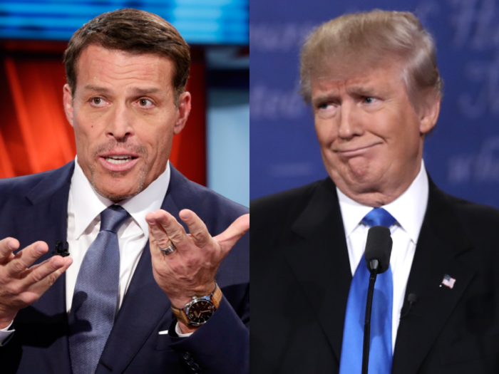 Tony Robbins used to work with Donald Trump - here's what he'd tell Trump on the phone today