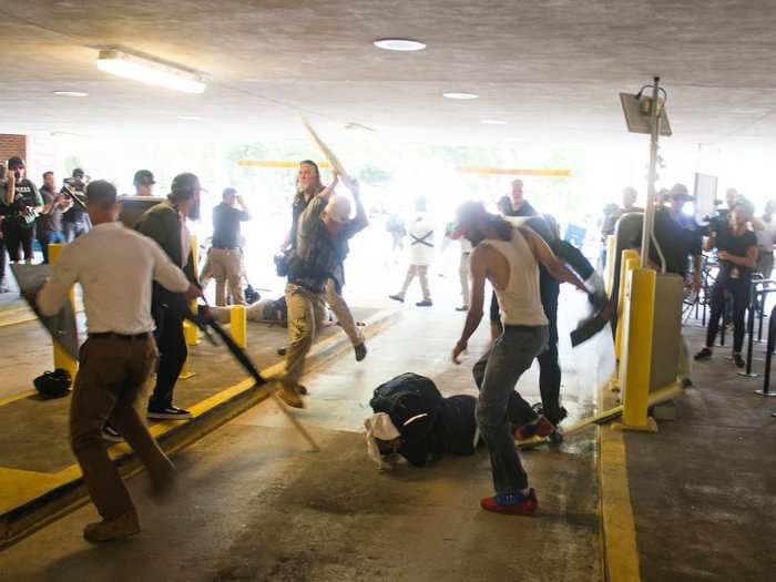 The black man beaten at a white nationalist rally in Charlottesville now faces a felony charge