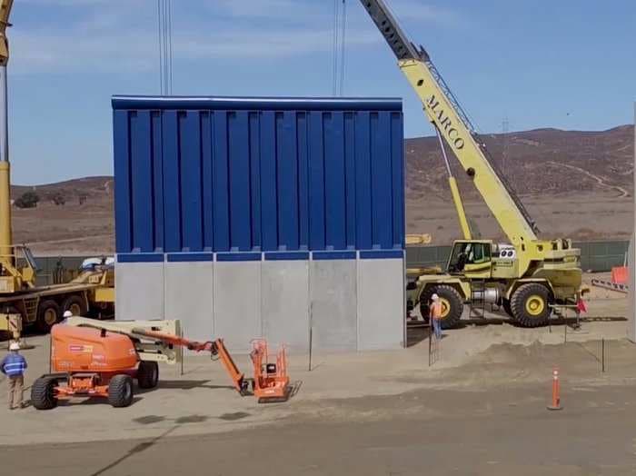 One of these prototypes could become Trump's border wall