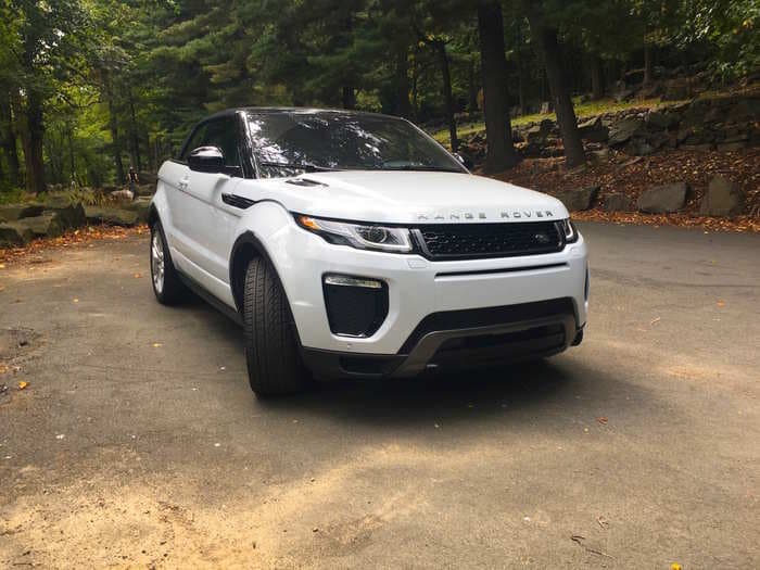 The Range Rover Evoque Convertible is a strange car with a lot of charm