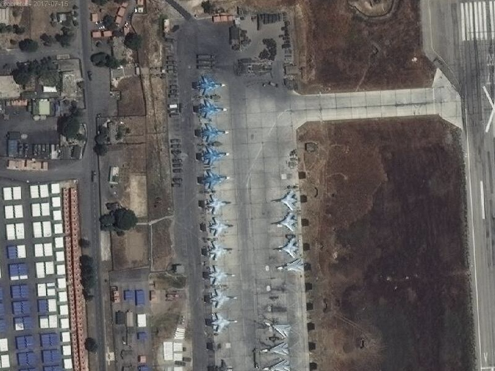 These are the 10 types of Russian military aircraft known to be stationed in Syria