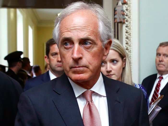 'Alert the day care staff': Trump engages in heated feud with Bob Corker hours before big tax reform lunch