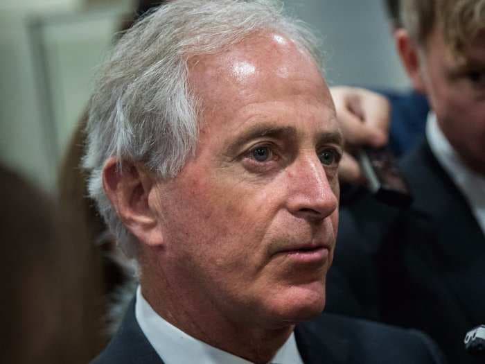 Bob Corker says the GOP's big meeting with Trump on tax reform was nothing more than a photo-op