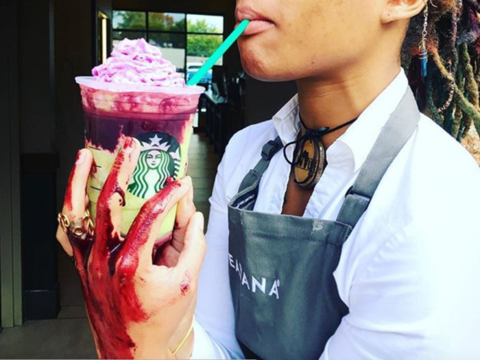 Starbucks locations are already running out of the Zombie Frappuccino after just one day - and baristas are rejoicing