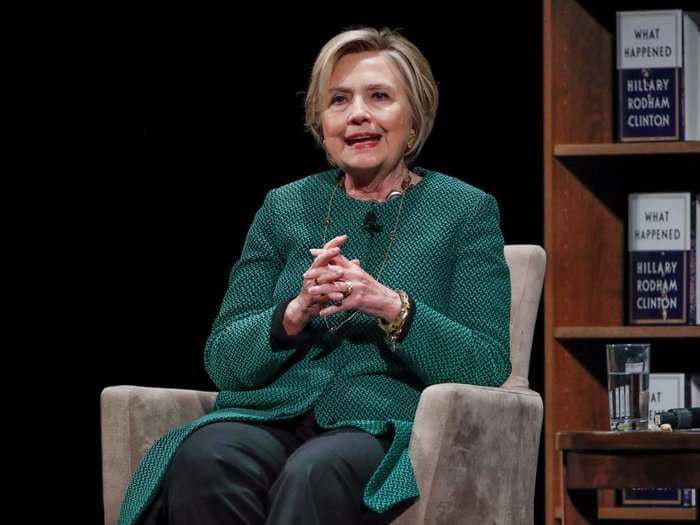 Hillary Clinton jokes that she may dress up as the president for Halloween