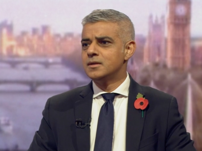 Sadiq Kahn: Boris Johnson 'has to go'