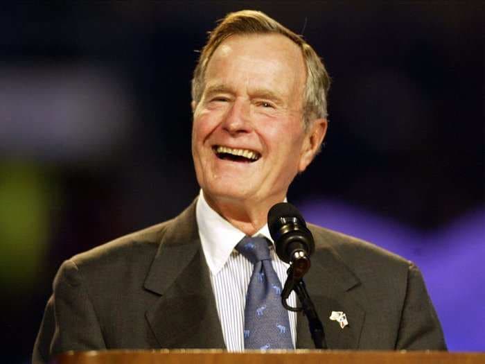 A woman has come forward to accuse George H.W. Bush of groping her while he was a sitting president