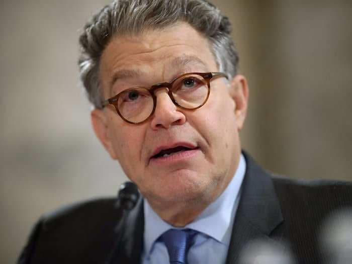 A new poll shows nearly 50% of Democratic voters believe Franken should resign