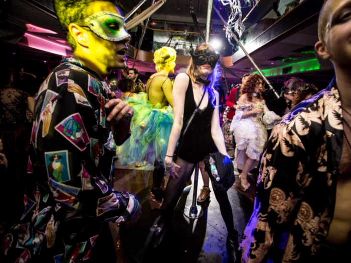 We partied at the 'Burning Man on a yacht' party attended by the wildest part of New York's tech scene