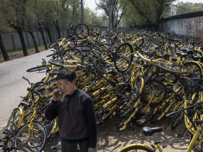 Chinese bike sharing sharing startup Ofo has reportedly raised $1 billion