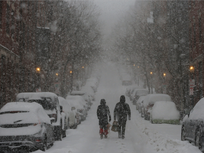 A 'cold-weather bomb' is bearing down on the East Coast - and it could deliver lots of snow and record-low temperatures