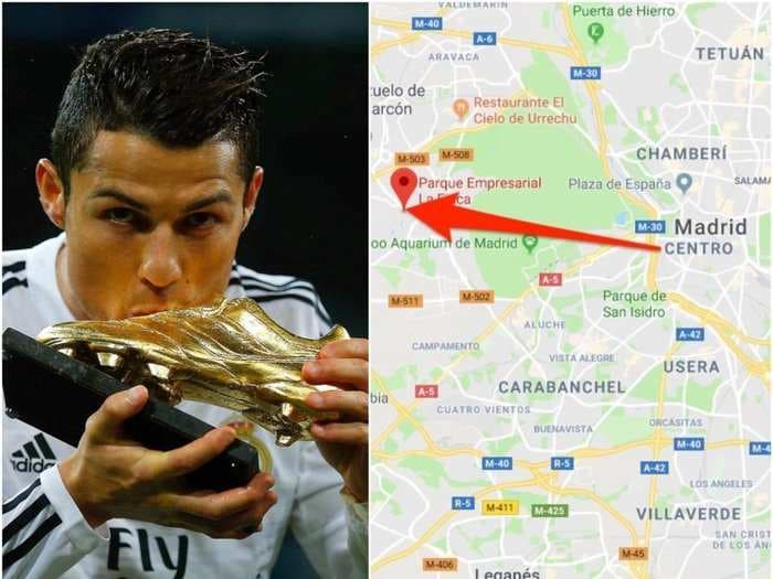 Step inside Cristiano Ronaldo's £4.8 million luxury family villa in Spain, complete with two pools and giant portraits of himself