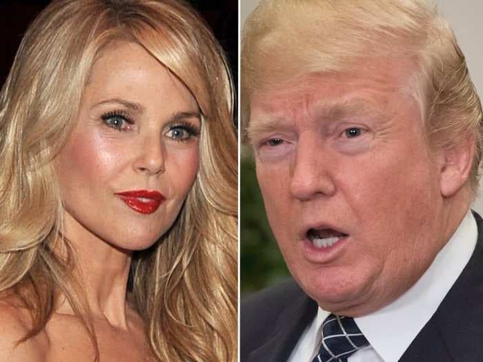 Actress Christie Brinkley says Trump once tried to get her to ride his private jet while he was married to Ivana and 'out chasing skirts'